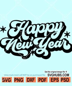 Happy new year SVG
