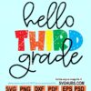 Hello 3rd grade SVG