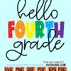 Hello 4th grade SVG