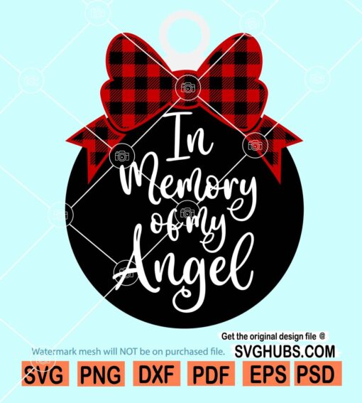 In memory of my angels svg