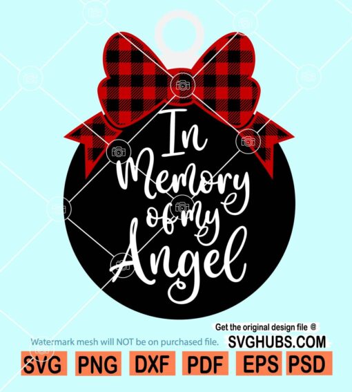 In memory of my angels svg