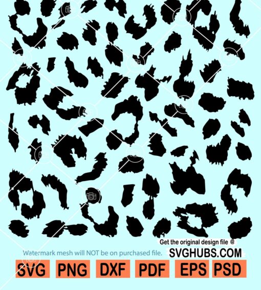 Leopard print svg