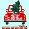 Merry Christmas truck SVG