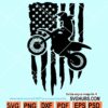 Motocross Mom Flag SVG