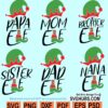 Papa Elf mama Elf SVG