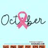 Pinktober SVG