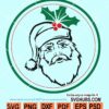 Santa Head SVG