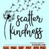 Scatter kindness dandelion SVG