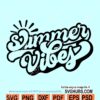 Summer vibes SVG