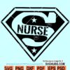 Super nurse SVG