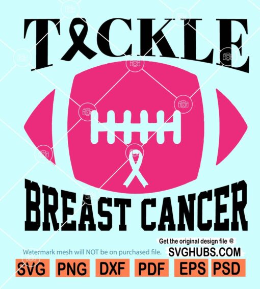 Tackle breast cancer svg