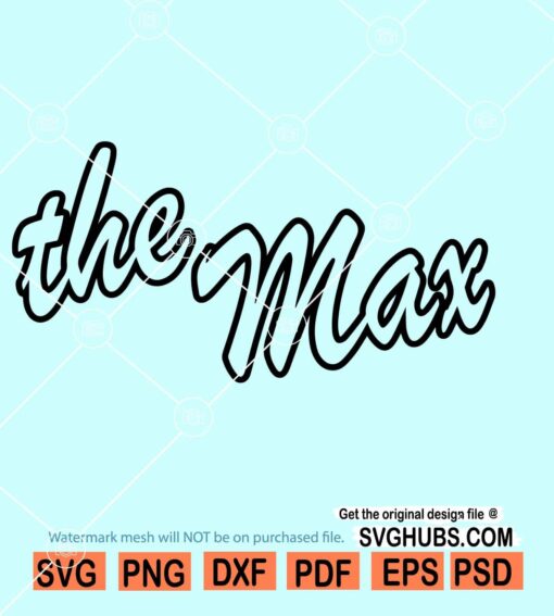 The Max Restaurant svg, saved By The Bell SVG