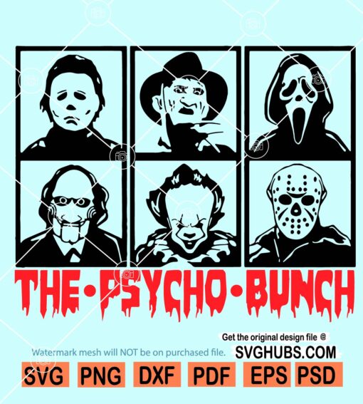 The psycho bunch SVG