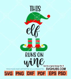 This elf runs on wine SVG