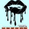 Vampire lips SVG