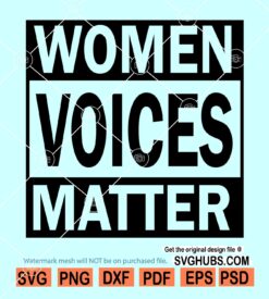 Women Voices Matter SVG