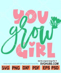 You glow girl SVG