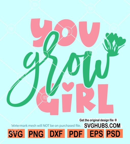 You glow girl SVG