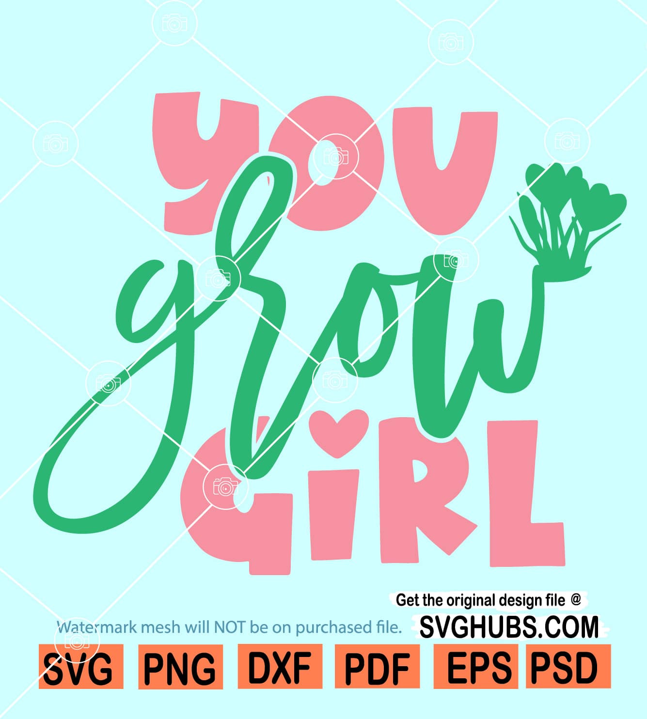 You Glow Girl SVG, feminist svg, inspirational svg, makeup svg, girl