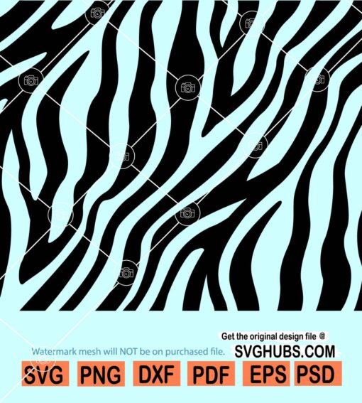 Zebra print pattern SVG