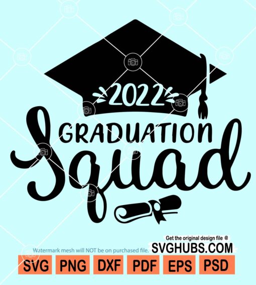 2022 Graduation squad SVG