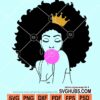 Afro woman melanin poppin Afro woman melanin poppin svg