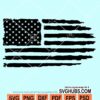 American distressed flag svg