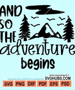 And so the adventure begins svg