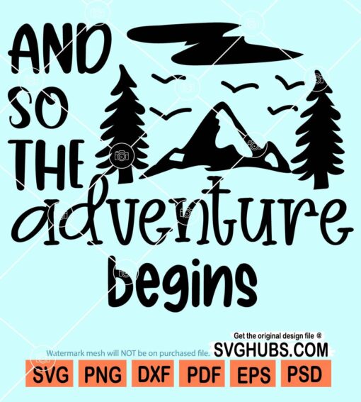 And so the adventure begins svg