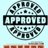 Aproved stamp svg