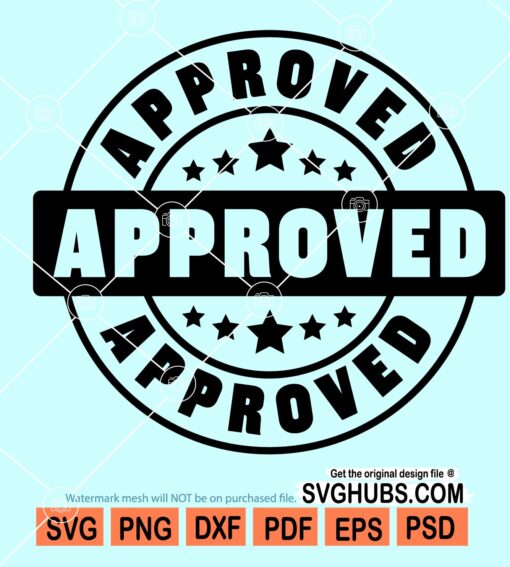 Aproved stamp svg