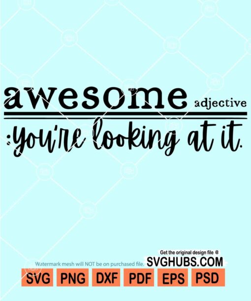 Awesome defination svg