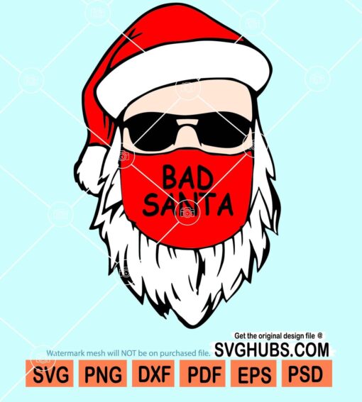 Bad santa svg