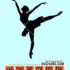 Ballerina silhouette svg