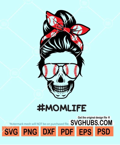 Baseball mom life SVG