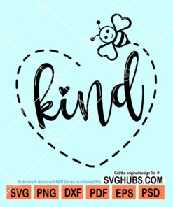 Bee kind svg