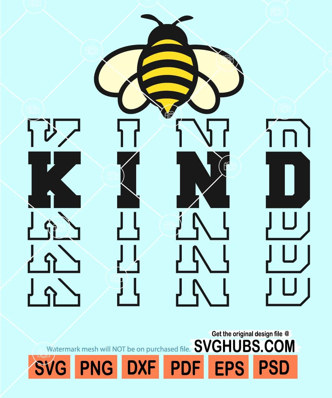 Bee kind svg