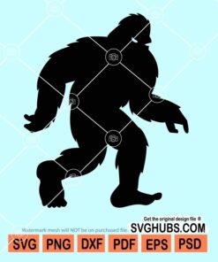 Bigfoot Walking SVG - SVG HUBS