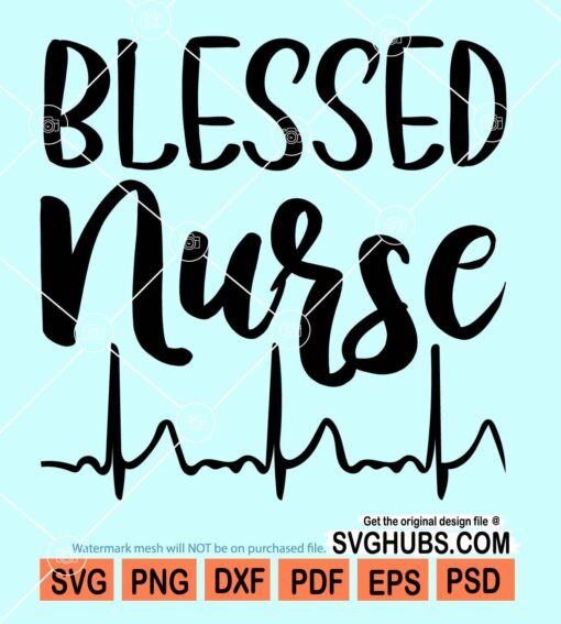 Blessed nurse svg