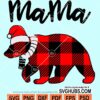 Buffalo plaid mama bear svg