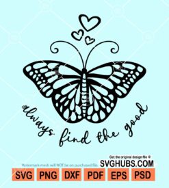 Butterfly always find the good svg