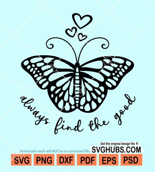Butterfly always find the good svg
