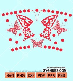 Butterfly mandala svg