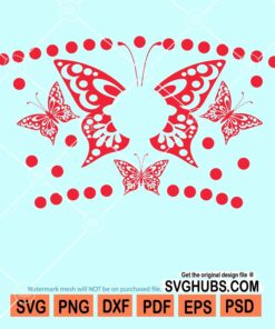 Butterfly mandala svg