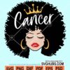 Cancer queen svg