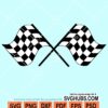 Checkered racing flag svg