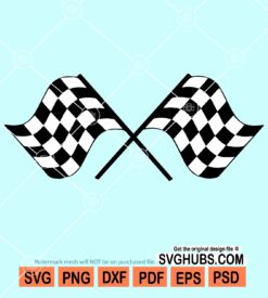 Checkered racing flag svg