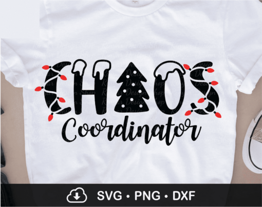 Christmas Chaos Coordinator svg file