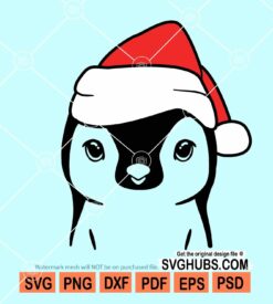 Christmas Penguin SVG