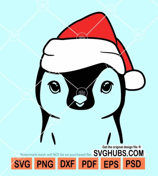 Christmas Penguin SVG